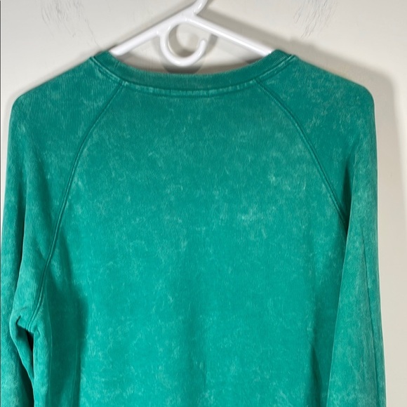 ATM Anthony Thomas Melillo Green Crewneck Sweater with Graphic Print - Picture 6 of 8